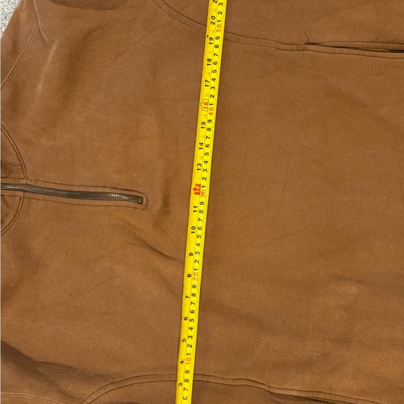 Vintage Kodiak Xtreme Workwear Brown Quarter Zip Pullover Fleece Lined Canada L - Picture 10 of 10